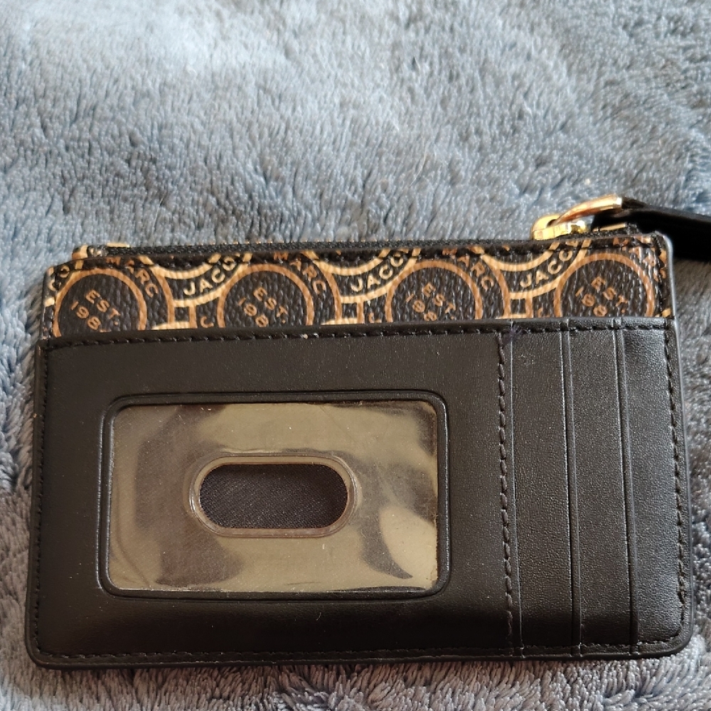 Marc Jacobs Black and Gold Card Holder